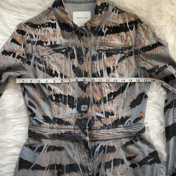 Pierre Balmain Stunning Denim Jacket Size EU30 (XS/S) - Picture 14 of 16